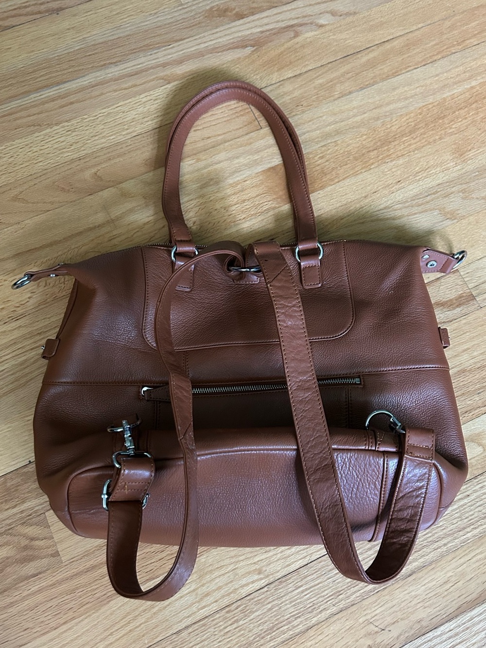 Lily Jade Shaylee Convertible Diaper Bag Backpack Leather - Picture 5 of 12